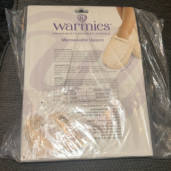 Warmies Microwavable Slippers - Picture 2 of 2
